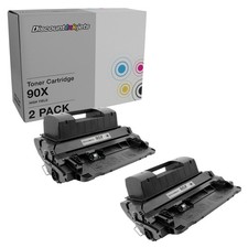 DI Compatible Toner Cartridge Replacements for 90X High yield (2 Pack - Black) picture