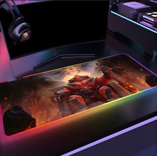 Runescape RGB XXL Mouse Pad - Light Up Your Desk w/ Gielinorian Adventurers desk picture