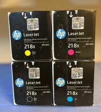 HP 218X High Yield Toner Set W2180X W2181X W2182X W2183X CMYK picture