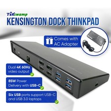 OEM Kensington USB-C Universal Dual 4K Dock Station for ThinkPad T14 Gen 1 w/AC picture