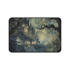 Mystical Gothic Mansion XL Mouse Pad Desk Mat – 3 Size Options picture