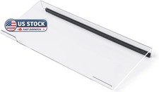 Clear Acrylic Tilted Computer Keyboard Holder for Ergonomic Typing picture