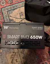 Thermaltake Smart BM3 650W ATX Modular Power Supply, Black, 24-Pin picture