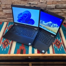 LOT OF 2 Dell Latitude E5470 FHD Laptop •i5-6440HQ 4GB 256SSD Win11P 4 RESTORE picture