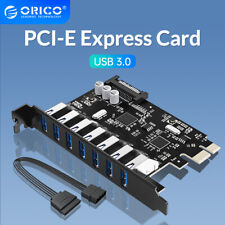 ORICO 7 Port PCI-E for Win7 PC to USB 3.0 HUB PCI-Express Expansion Card Adapter picture