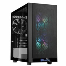 Silverstone SST-PS15B-PRO (Black + ARGB Fans + Tempered Glass) Precision Series  picture