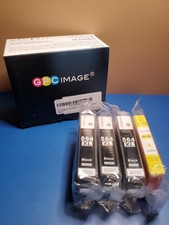 GPC Image 564XL Ink Cartridge Set - 3 - Black and 1 - No Brand Yellow - Open Box picture