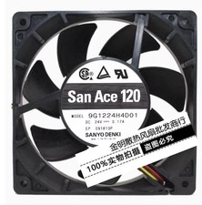 1PCS Sanyo 12CM 9G1224H4D01 24V 0.17A 3-wire Inverter Cooling Fan picture