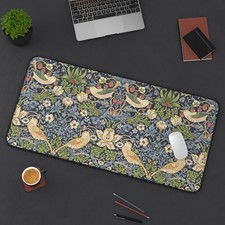 William Morris Strawberry Thief Elegant Retro Desk Mat Office Decor Mouse Pad picture