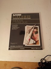 ILFORD GALERIE 8.5 x 11 Professional Inkjet Photo Range Smooth Lustre DUO 25 Pcs picture