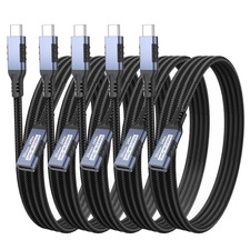 USB-C Extension Cable 3ft 5-Pack Male to Female 20Gbps 240W 4K 60Hz Braided picture