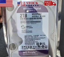 WD22PURZ 2TB Purple Surveillance HDD 256MB Cache 3.5