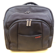 Codi Black Rolling Luggage Bag w Laptop Protector Sleeve & 3 Zipper Compartments picture