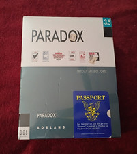 Paradox 3.5 for Dos – Sealed Box Set – Borland – Vintage Software – NEW picture