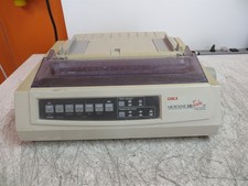 Damaged Oki Microline 320 Turbo/N 9-Pin USB Dot Network Matrix Printer  picture