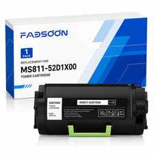 52D1X00 1PK BK Black Toner Cartridge MS711 MS711dn MS811n MS811dn MS811dtn 812dn picture