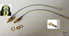 2X U.FL Mini PCI to RP-SMA Pigtail Antenna WiFi Cable 8 Inches (20cm) USA picture