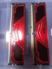 TEAMGROUP DDR4 8GB x2 2666MHz RAM Red High Speed Used picture
