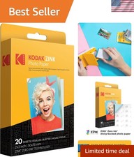KODAK 2x3 ZINK Photo Paper - 20 Sheets of Vibrant Color Quality for Instant Fun picture
