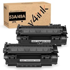 v4ink Compatible 49A 53A Toner Cartridge for HP Q5949A Q7553A (Black, 2 Packs) picture