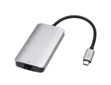 Amazon Basics 4-in-1 USB C Adapter w/ USB-C~HDMI Ethernet port USB 3.0 & 100 W.. picture