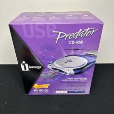 Iomega 31119 Predator 4x4x6 External USB CD-RW Drive - BRAND NEW FACTORY SEALED picture
