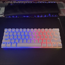 Corsair K65 RGB Mini 60% Mechanical Gaming Keyboard – White, Barely Used picture