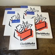 Claris 1991 ClarisWorks Quick Reference Guide, Getting Started, & Communication picture