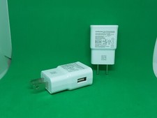 Lot of 2 Samsung EP-TA50JWS/EP-TA50JWE Travel Adapter 5.0V 1.55A ( no Cable) picture