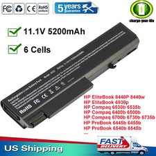 6535b Laptop Battery for HP Compaq 6530b 6735b 6730b EliteBook 6930P 8440P 8440W picture