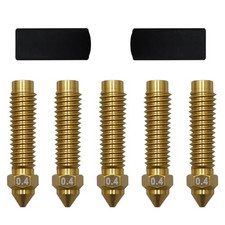 5PCS 0.4mm Brass 3D Printer Nozzle Kits- for 0.4MM Nozzles x 5, picture