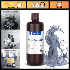 High Precision 8K ABS-Like 3D Printer Resin, Tough & Low Odor, 1kg, Grey picture