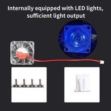 12V/24V LED Heat-emitting Cooling Fan for PRUSA EMDER VORON VZBOT 3D printer picture