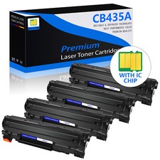 4PK CB435A 35A Black Toner Cartridge for HP Laserjet P1005 P1006 P1003 Printer picture