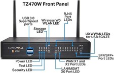 SonicWall TZ470W 3 Yrs Essen. PLUS More Until Setp 2029 picture