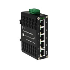 Mini Industrial 5 Ports Gigabit Switch Hardened 5 Port RJ45 10/100/1000Mbps E... picture