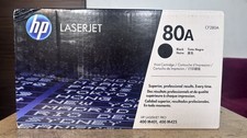 Genuine HP 80A CF280A Black Toner New Sealed LaserJet Pro 400 M401 M425 picture