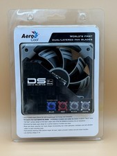 Aerocool Dead Silence DS 120mm Black PC Case Fan FDB Dual Layer Blades NEW picture