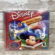 Disney Scholastic Phonics Quest Age 5-8 Windows  Mac Interactive Learning CD picture