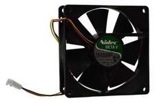 Nidec 92x92x25mm 12V Fan 3500RPM 56CFM 3-Pin Thermistor + Locked Rotor Alarm picture