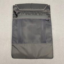 Patagonia Padded Laptop Sleeve Grey Mesh Zip Pocket Tech Case 15 Inch picture