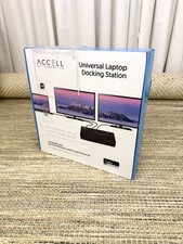 Accell Universal Laptop Docking Station USB 3.0 4K UHD HDMI DisplayPort New picture