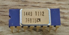 Vintage Rare Intel 1449 1112 C2102 Vintage SRAM NMOS Gold Ceramic Purple Gold picture
