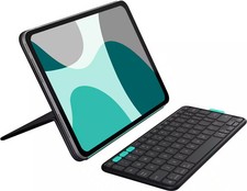 Logitech Flip Folio Bluetooth Keyboard Case iPad Pro 11 Graphite picture