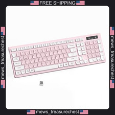 Wireless Full Size Keyboard with Numeric Keypad and Multimedia Keys picture
