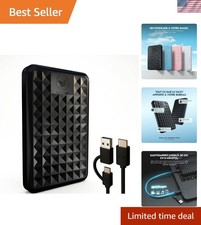 Facet 1TB External Hard Drive Portable USB-C/USB 3.1 Plug & Play Ultra- Slim ... picture