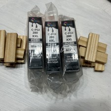 Lot of 3 C-PGI 280 XXL Black Inkjet Cartridge NEW picture