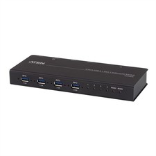 ATEN US3344i Industrial Hub Switch 4 x USB 3.1 Gen 1 KVM Switcher 4-Port ~D~ picture