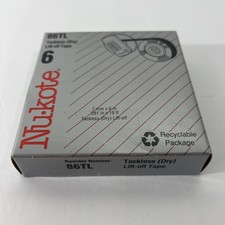 Nukote 6 - Nu.kote - Nu-kote - Tackless Lift Off Tape - NIP - 86TL - Ink Ribbon picture