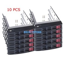 Lot of 10x Supermicro Gen-3 2.5in SFF Hard Drive Bracket Caddy Tray SSD Carrier picture